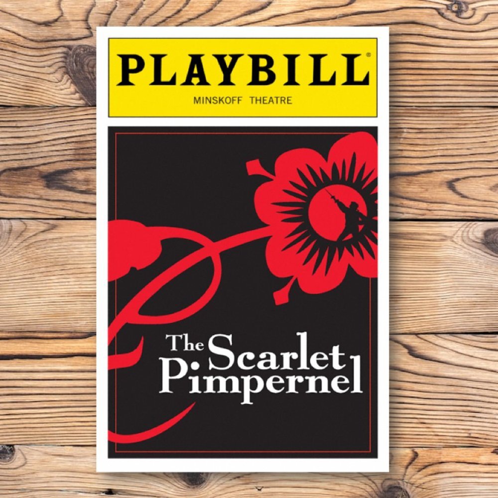 The Scarlet Pimpernel Playbill Broadway Musical Refrigerator Fridge Magnet